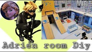 Adrien mini room Diy  Diy Miraculous room  Adrien or Cat Noir room  Maks Team Diy - 2022