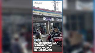 Sejoli Belia Bermesraan Siang Bolong di Pekapuran Banjarmasin Videonya Viral