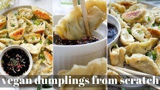 HOMEMADE VEGAN DUMPLINGS  PLANTIFULLY BASED