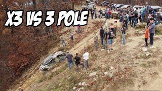 Can Am X3 Hits 3 Pole at Rush Offroad  Rock God  Powerline Climbs  Subscriber Ride Part 4 of 5