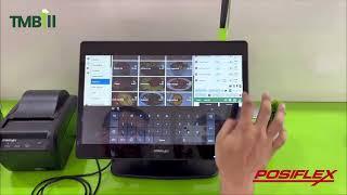 Complete Restaurant Software POS BOX  powered by Posiflex POS and Terminal Printer  TMBill POS BOX