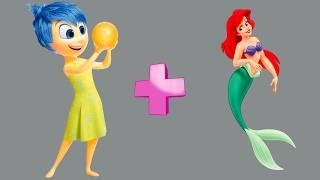 Inside Out Into The Little Mermaid Disney Transformation - Ariel