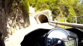 salita Tovena - Passo San Boldo Aprilia Shiver 750