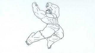 How to Draw the Hulk