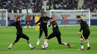 PSG vs Al Nassr - Training Session of PSG in Doha