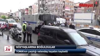 TOMAnın çarptığı vatandaş hayatını kaybetti