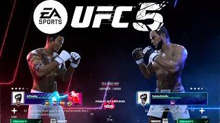 EA Sports UFC 5 Online Career Mode Fighting Another Youtuber