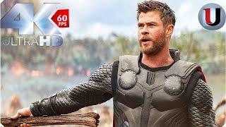 Thor Arrives In Wakanda Scene - Avengers Infinity War - MOVIE CLIP 4K