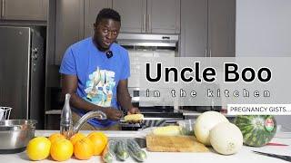 UNCLE BOO IN THE KITCHEN  Pregnancy Gists