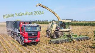 Tatra Phoenix 4x4 Euro 6 Siláže Kukuřice 2024 Krone BIG X 770 Big Corn Silage Smržice 2024