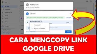 Cara Membuat Mengcopy Menyalin dan Membagikan Link Google Drive