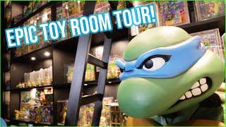 Epic 90s Toy Room Tour @unpunched7515 Behind The Collector TMNT Street Sharks Biker Mice & more