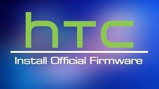 Install Official Firmware On HTC