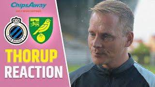 Johannes Hoff Thorup Reaction  Club Brugge 3-0 Norwich City  The Pink Un