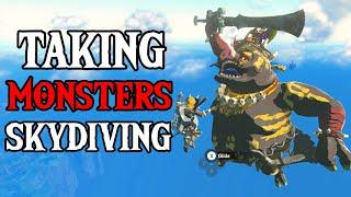 Teaching Monsters to SKYDIVE  Zelda Tears of the Kingdom