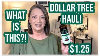 DOLLAR TREE HAUL  WHAT IS THIS  NEW  $1.25  I LOVE THE DT #haul #dollartree #dollartreehaul