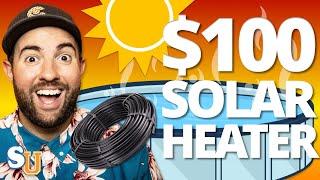 How to Build a DIY SOLAR POOL HEATER for Less Than $100  Swim University