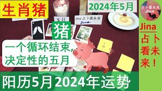 生肖猪阳历5月2024年 一个循环结束了 决定性的五月开始了 人生的新篇章即将到来了阳历2024年五月在工作 财富 感情上的 发展趋势