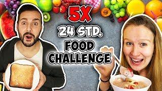 5x 24 STUNDEN FOOD CHALLENGES mit Kaan Kathi & Bianca