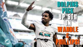 Miami Dolphins Pick Up 5Th Year Option On Phillips & Waddle