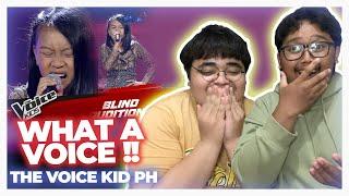 The Voice Kids Niña Ardiente umaabante Blind Auditions REACTION