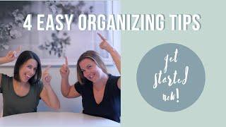 4 Easy Tips To Get Organized