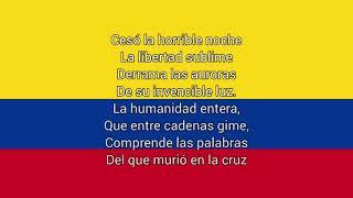 National Anthem of Colombia - With Spanish Lyrics