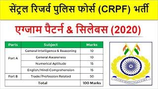 CRPF Syllabus  CRPF Paramedical Syllabus  CRPF Paramedical Recruitment Syllabus