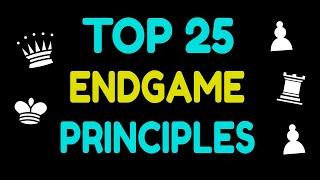 Top 25 Chess Endgame Principles - Endgame Concepts Ideas  Basic Chess Endgame Principles and Plans