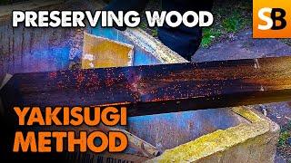 Charring Wood For Preservation — Yakisugi Method