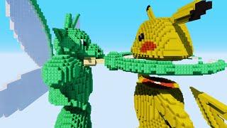 Minecraft vs Pokemon – LUNALA & SOLGALEO  SCYTHER  MAGIKARP  GIRATINA