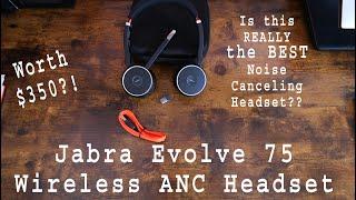 Jabra Evolve 75 Wireless Noise Canceling Headset  Review and Instructions
