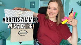 Arbeitszimmer ausmisten - Minimalismus Update