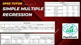 SPSS tutor Simple Multiple Regression & Interpretation