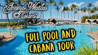 Mauis Grand Wailea Pool and Cabana Full Tour  Best Hawaii Hotel Family Pool  Waterslides and More