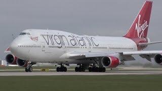 11 Close Up Takeoffs 747 777 A380 787 A330 757 A321 737 A320 Manchester Airport