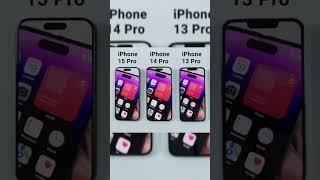 iPhone 15 pro max Vs 13 pro max Vs 12 pro max#iphone15pro#smartphone#ios#applewatch#tech #technology