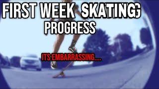 my first week of skating progress