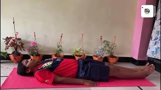 #YogaForBiginners#YogabyVijayaPatil#Karnapidasana#Short# #InternationalDayOfYoga#Motapa Kam Kare