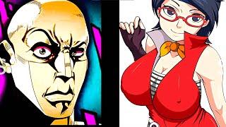 Anime vs Reddit the rock reaction meme Sarada