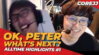 CoreJJ - Ok Peter. Whats Next?  Alltime Streaming Highlights #1  League of Legends