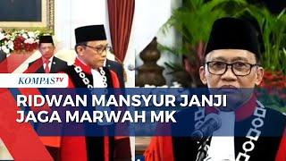 Baru Dilantik Hakim MK Ridwan Mansyur Siap Tangani Sengketa Hasil Pemilu