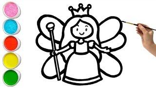 BEST FAIRY PRINCESS DRAWING  How to draw a BEAUTIFUL Fairy PRINCESS  Creative Corner