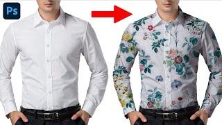 Easily Add Patterns to Clothes in Photoshop Mockup  Hindi