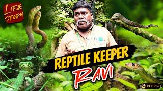 எனக்கு Anna University-ல வேல கிடச்சுது - Reptile Keeper Ravi  Life Story  PTPrime