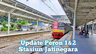 Update Peron 1&2 Stasiun Jatinegara April 2020