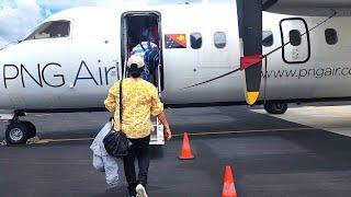 BEGINI PROSES BERANGKAT DARI BANDARA VANIMO  PAPUA NUGINI DENGAN PESAWAT PNG AIR 