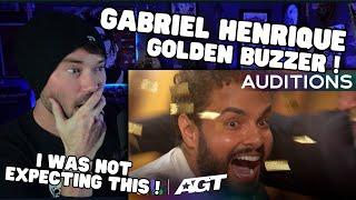 Metal Vocalist First Time Reaction - Golden Buzzer Gabriel Henriques  Auditions  AGT 2023