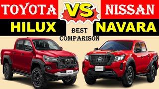 ALL NEW 2023  Nissan NAVARA Vs ALL NEW 2023 Toyota HILUX   Which one is better ?