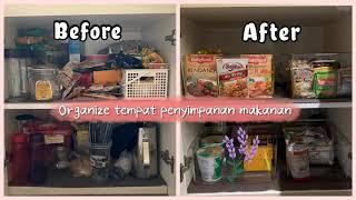 Organize tempat penyimpanan makanan